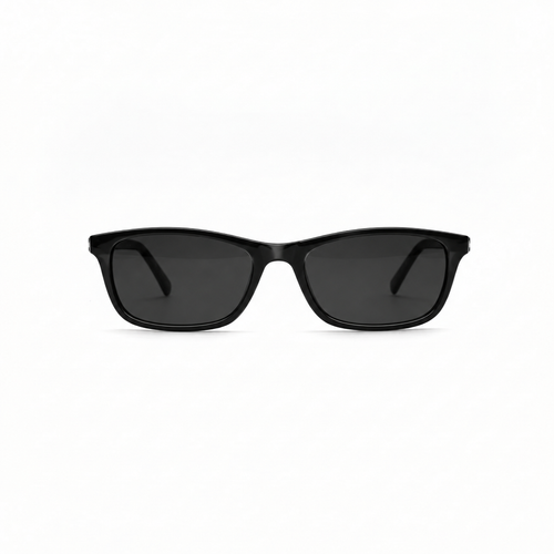 Gafas negras, vista frontal